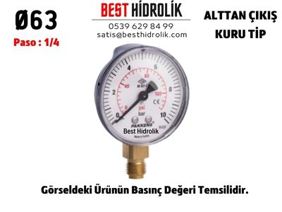 Ø63%2060%20Bar%20ALTTAN%20ÇIKIŞLI%20KURU%20MANOMETRE