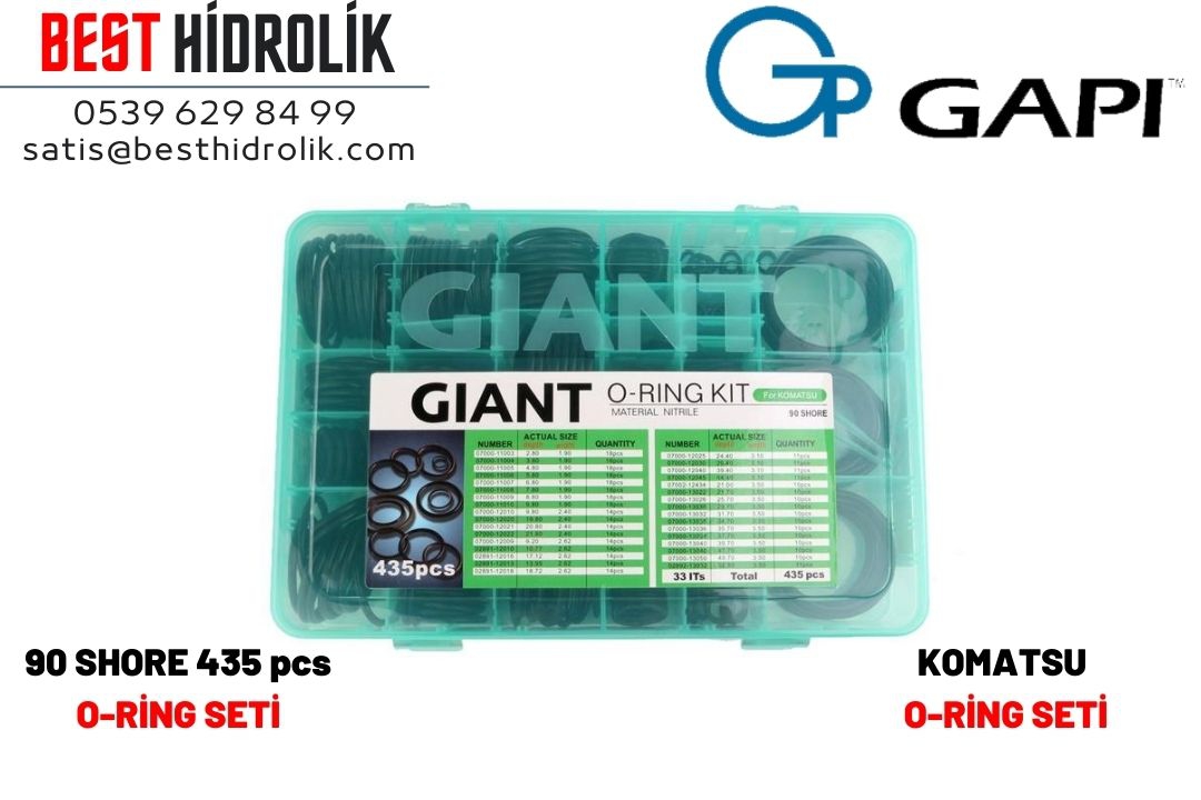 ORİNG%20SETİ%20BOX-KOMATSU%20O-RİNG%20KIT%2090%20SHORE