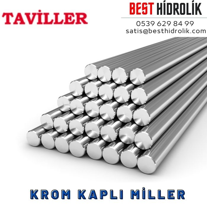 Çap%2063%20mm%20Krom%20Kaplı%20Hidrolik%20Piston%20Mili