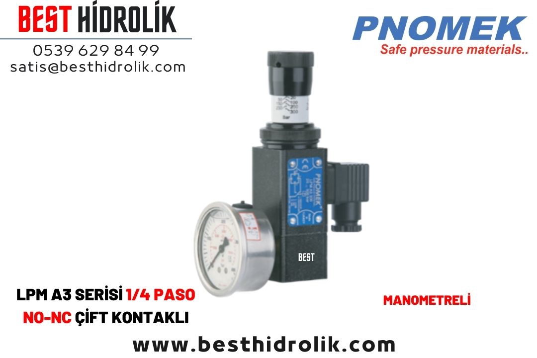 Pnomek%207%20-%2070%20bar%20Manometreli%20Basınç%20Şalteri%20(%20Anahtarı%20)%20(%20LPM%20A3%20070%20)