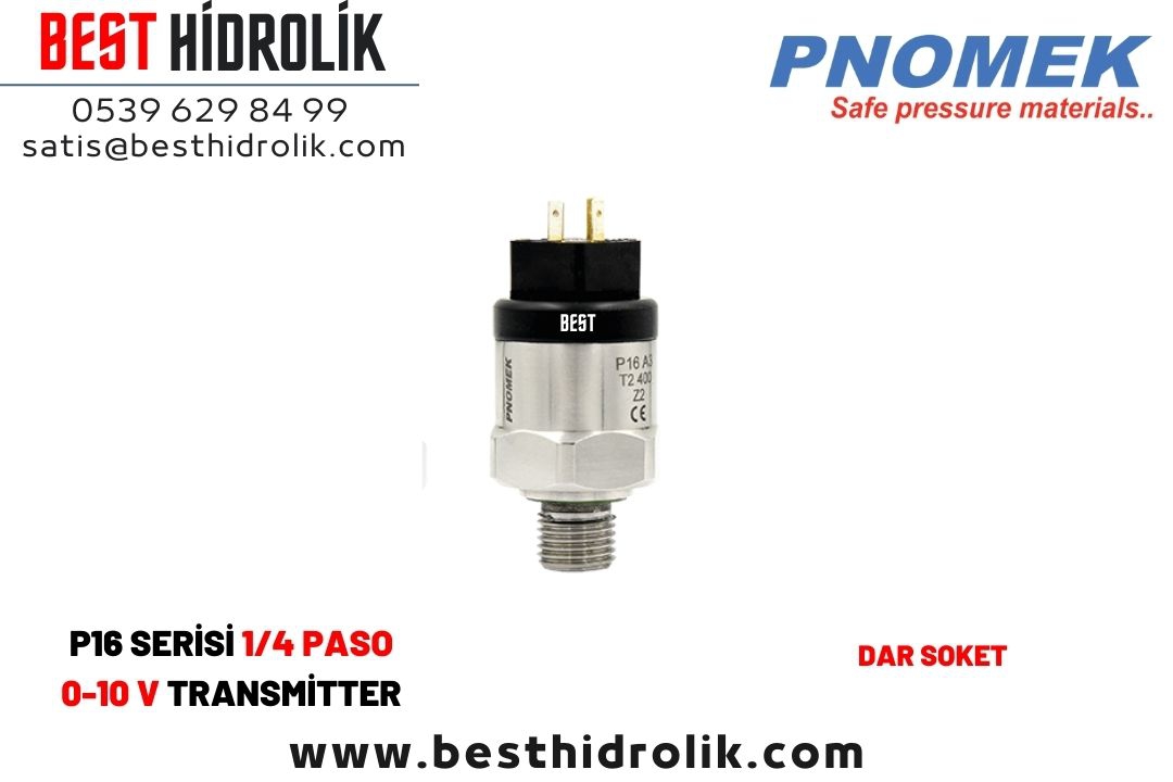 Pnomek%200%20-%20100%20mbar%200-10%20V%20%201/4%20Basınç%20Transmitteri%20(%20P16%20A3%20T2%20M100%20Z2%20)