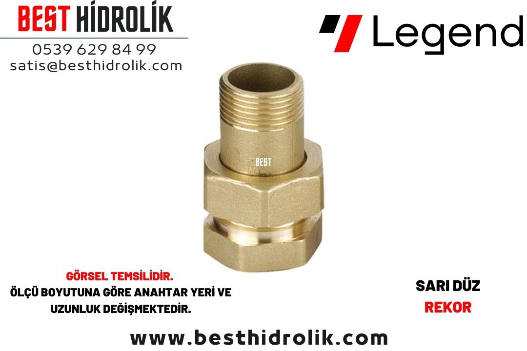 3/4”%20Sarı%20Düz%20Rekor