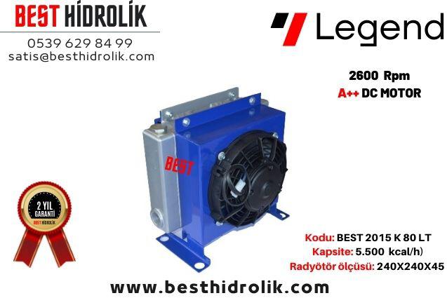 80 LT FANLI HİDROLİK YAĞ SOĞUTUCU 12 V DC ( 2015 )