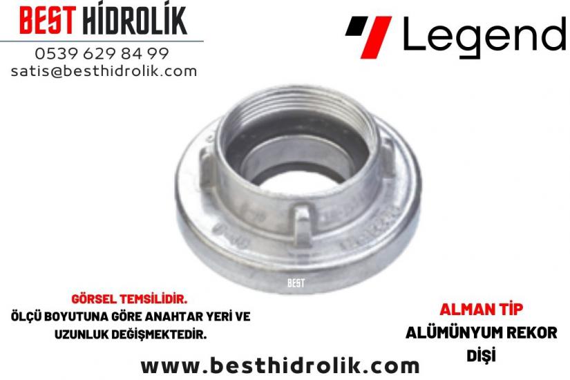 1 1/2” Alman Tip Alüminyum Dişi Rekor