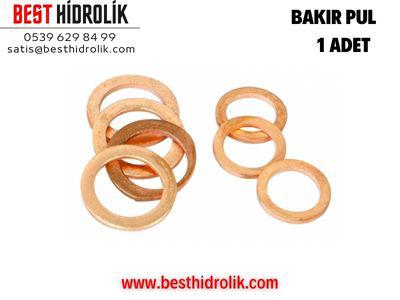 1/8’’ Bakır Pul 1 Adet