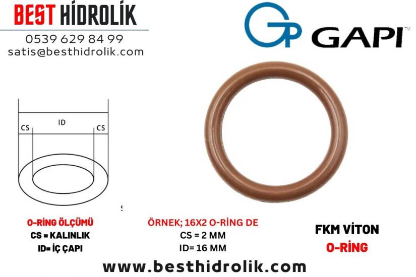 043.82X6.99 O-RİNG FKM ( KAHVERENGİ VİTON ORİNG )