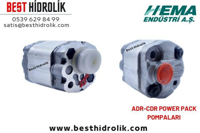 0.5P 008 ADR6-0,8CC POWER PACK DİŞLİ POMPASI SOL DÖNÜŞ 1,2 LT/DK