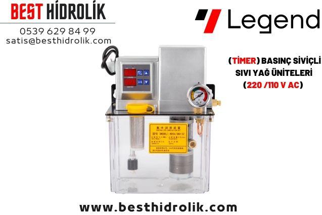 4LT TANK BASINÇ SİVİÇLİ SIVI YAĞLAMA ÜNİTESİ TİMERLİ 220V AC