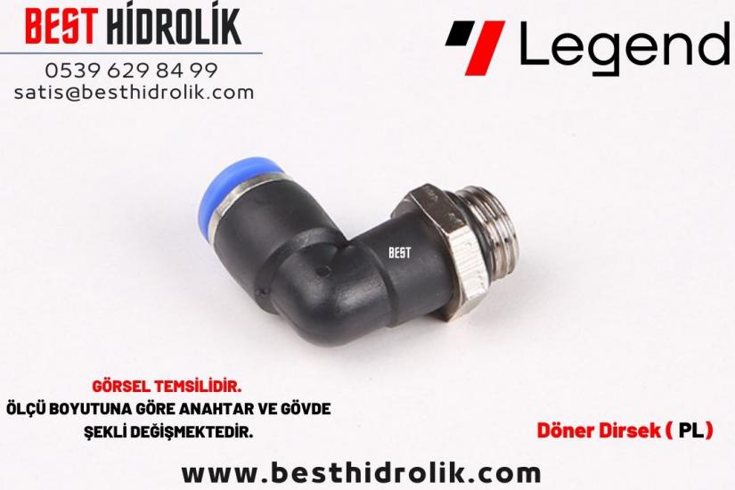 M5-4 mm PNÖMATİK DÖNER DİRSEK ( PLASTİK )