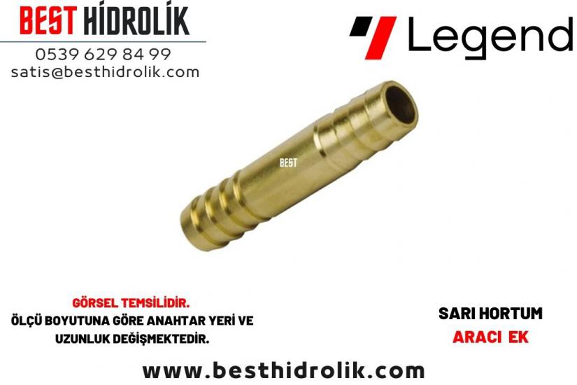 6 mm Sarı Hortum Aracı Ek