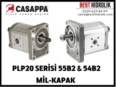 PLP20 SERİSİ 55B2 & 54B2 MİL-KAPAK