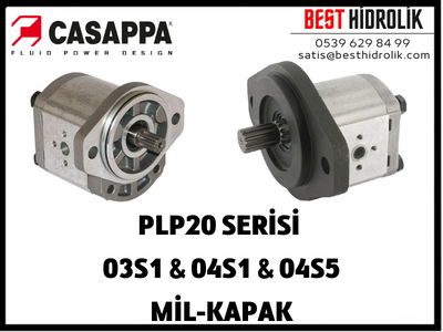 PLP20 SERİSİ 03S1 & 04S1 & 04S5 MİL-KAPAK