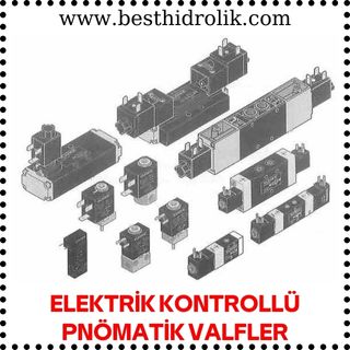 Elektrik Kontrollü Pnömatik Valfler